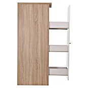 Respekta Merle Apotheker-Hochschrank (B x T x H: 30 x 60 x 144,8 cm, Weiß, mit Arbeitsplattenabdeckung) | BAUHAUS
