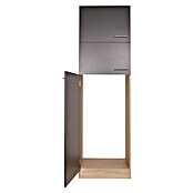 Respekta Merle Geräteumbauschrank (B x T x H: 60 x 60 x 200 cm, Grau, Für Kühl-Gefrierkombination) | BAUHAUS