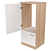 Respekta Merle Geräteumbauschrank (B x T x H: 60 x 60 x 144,8 cm, Weiß, Für Kühlschrank) | BAUHAUS