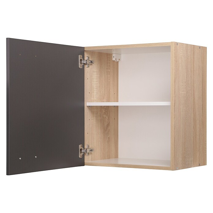 Respekta Merle Hängeschrank (B x T x H: 50 x 34,6 x 56,1 cm, Grau) | BAUHAUS