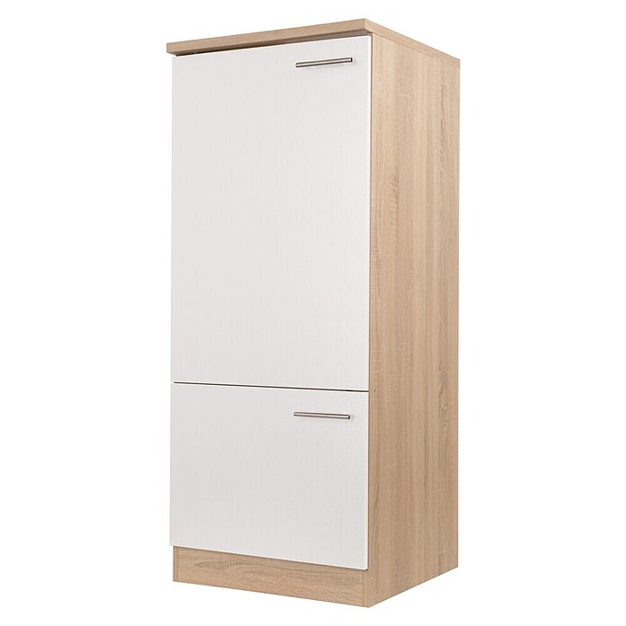 Respekta Merle Geräteumbauschrank (B x T x H: 60 x 60 x 144,8 cm, Weiß, Für Kühlschrank) | BAUHAUS