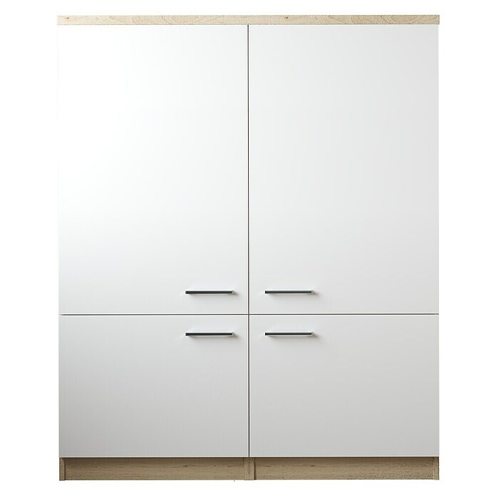 Respekta Merle Hochschrank (B x T x H: 120 x 60 x 144,9 cm, Weiß) | BAUHAUS