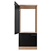 Respekta Merle Geräteumbauschrank (B x T x H: 60 x 60 x 144,8 cm, Schwarz, Für Kühlschrank) | BAUHAUS