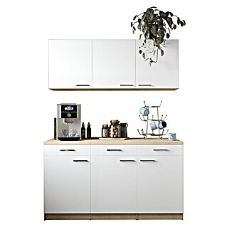 Respekta Merle Küchen-Set (150 x 60 x 200 cm, Weiß)