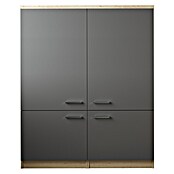 Respekta Merle Hochschrank (B x T x H: 120 x 60 x 144,9 cm, Grau) | BAUHAUS