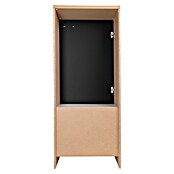 Respekta Merle Geräteumbauschrank (B x T x H: 60 x 60 x 144,8 cm, Schwarz, Für Kühlschrank) | BAUHAUS