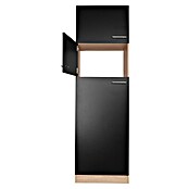 Respekta Merle Kühlumbauschrank (B x T x H: 60 x 60 x 200 cm, Schwarz) | BAUHAUS