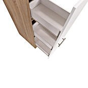 Respekta Merle Apotheker-Hochschrank (B x T x H: 30 x 60 x 144,8 cm, Weiß, mit Arbeitsplattenabdeckung) | BAUHAUS