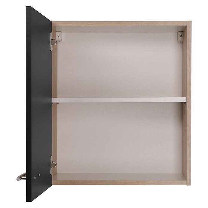 Respekta Merle Hängeschrank (B x T x H: 50 x 34,6 x 56,1 cm, Schwarz) | BAUHAUS