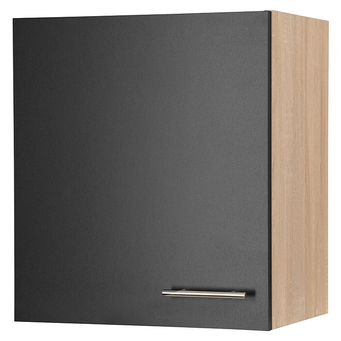 Respekta Merle Hängeschrank (B x T x H: 50 x 34,6 x 56,1 cm, Schwarz) | BAUHAUS