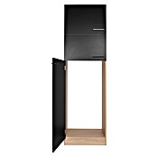 Respekta Merle Kühlumbauschrank (B x T x H: 60 x 60 x 200 cm, Schwarz) | BAUHAUS
