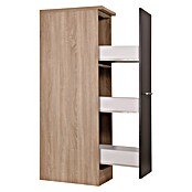 Respekta Merle Apotheker-Hochschrank (B x T x H: 30 x 60 x 144,8 cm, Grau, mit Arbeitsplattenabdeckung) | BAUHAUS