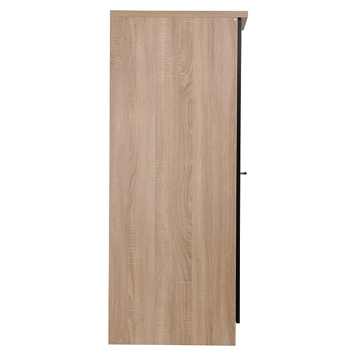 Respekta Merle Apotheker-Hochschrank (B x T x H: 30 x 60 x 144,8 cm, Schwarz, mit Arbeitsplattenabdeckung) | BAUHAUS
