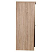 Respekta Merle Apotheker-Hochschrank (B x T x H: 30 x 60 x 144,8 cm, Schwarz, mit Arbeitsplattenabdeckung) | BAUHAUS