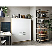 Respekta Merle Hochschrank (B x T x H: 120 x 60 x 144,9 cm, Weiß) | BAUHAUS