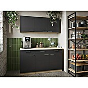 Respekta Merle Küchen-Set (150 x 60 x 200 cm, Schwarz) | BAUHAUS
