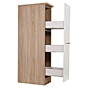 Respekta Merle Apotheker-Hochschrank (B x T x H: 30 x 60 x 144,8 cm, Weiß, mit Arbeitsplattenabdeckung) | BAUHAUS