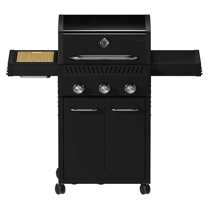 Kingstone Gasgrill Diner 3000 Beast - Grillfläche (B x T): 63,7 x 43 cm, 10,5 kW, Anzahl Brenner: 3 Stk.