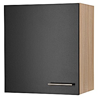 Respekta Merle Hängeschrank (B x T x H: 50 x 34,6 x 56,1 cm, Schwarz)