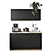 Respekta Merle Küchen-Set (150 x 60 x 200 cm, Schwarz) | BAUHAUS