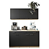 Respekta Merle Küchen-Set (150 x 60 x 200 cm, Schwarz) | BAUHAUS