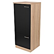 Respekta Merle Geräteumbauschrank (B x T x H: 60 x 60 x 144,8 cm, Schwarz, Für Kühlschrank) | BAUHAUS