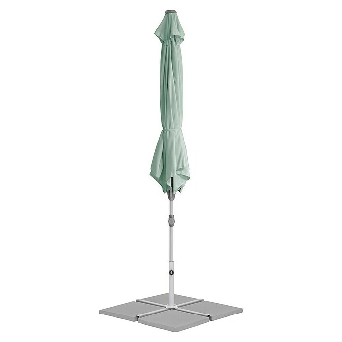 Suncomfort Marktschirm Shell-Turn (Frost Grün, Durchmesser Bespannung: 300 cm) | BAUHAUS