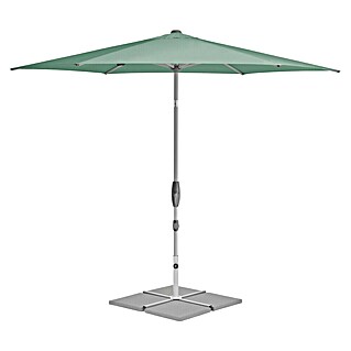 Suncomfort Marktschirm Shell-Turn (Frost Grün, Durchmesser Bespannung: 300 cm)