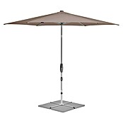 Suncomfort Marktschirm Shell-Turn (Light Taupe, Durchmesser Bespannung: 300 cm) | BAUHAUS