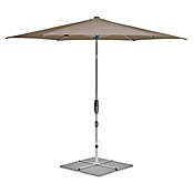 Suncomfort Marktschirm Shell-Turn (Light Taupe, Durchmesser Bespannung: 300 cm) | BAUHAUS