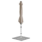 Suncomfort Marktschirm Shell-Turn (Light Taupe, Durchmesser Bespannung: 300 cm) | BAUHAUS