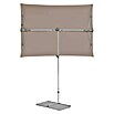 Suncomfort Balkonschirm Flex Roof (Light Taupe, 195 x 140 cm, Aluminium) | BAUHAUS