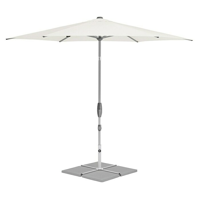 Suncomfort Marktschirm Shell-Turn (Ecru, Durchmesser Bespannung: 300 cm) | BAUHAUS
