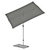 Suncomfort Parasol de balcón Flex Roof (Stone grey, 195 x 140 cm, Aluminio) | BAUHAUS