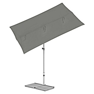Suncomfort Balkonschirm Flex Roof (Steingrau, Bespannungsmaß (L x B): 195 x 140 cm)