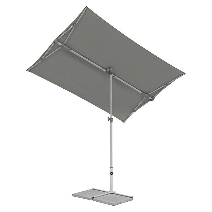 Suncomfort Parasol de balcón Flex Roof (Stone grey, Dimensiones de la protección (L x An): 195 x 140 cm) | BAUHAUS