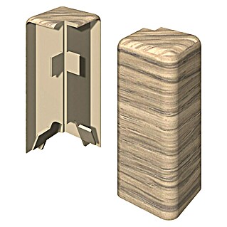 Egger Außenecke Cubical (Eiche greige, 2 Stk., Passend für: Egger Cubical Sockelleisten 14 x 58 mm)