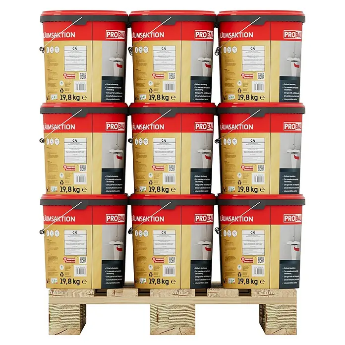 Probau Fugenspachtel Easyfill All-in-1 - 19,8 kg - Palette mit neun Eimern Probal LÄUMSAKTION.