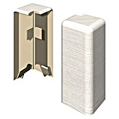 Egger Außenecke Cubical (Eiche weiß, 2 Stk., Passend für: Egger Cubical Sockelleisten 14 x 58 mm) | BAUHAUS