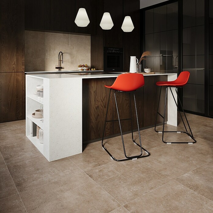 My Home Feinsteinzeugfliese (60 x 60 cm, Taupe, Matt) | BAUHAUS