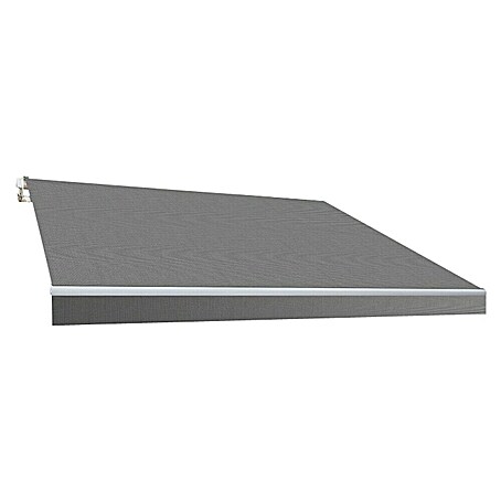 SmartSun Toldo de brazos extensibles Original Kit Acrílico (Gris, Ancho: 3 m, Caída: 2 m)