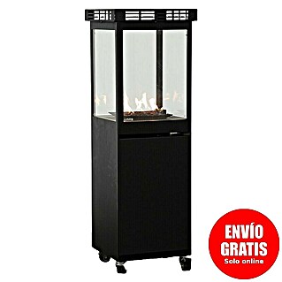 Nora Flames Estufa de exterior Mavros (8 kW, Altura: 128,5 cm, Negro)