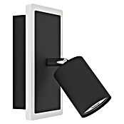 Eglo Foco de pared LED Rimbocchi 1 (7 W, L x An x Al: 18 x 10 x 14 cm, Negro, Blanco cálido) | BAUHAUS
