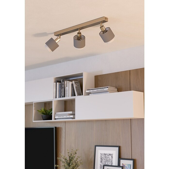 Eglo Regleta Bellizzi (7,5 W, Gris, E14) | BAUHAUS