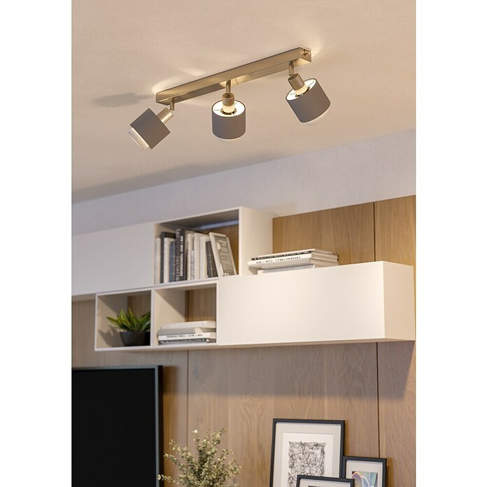 Eglo Regleta Bellizzi (7,5 W, Gris, E14) | BAUHAUS