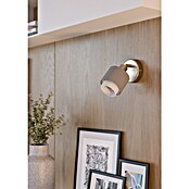 Eglo Foco de pared Bellizzini (7,5 W, Ø x Al: 9 x 11 cm, Gris, E14) | BAUHAUS