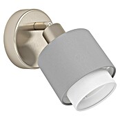Eglo Foco de pared Bellizzini (7,5 W, Ø x Al: 9 x 11 cm, Gris, E14) | BAUHAUS