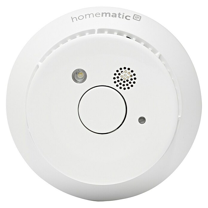 Homematic IP Detector de humo Q-Label (Diámetro: 11,5 cm, Duración de batería: 10 años, Señal de alarma: 85 dB) | BAUHAUS