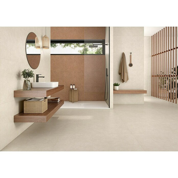 BHS Showroom Pavimento porcelánico Kasbah (60 x 120 cm, Espesor: 9 mm, Arena, Mate, Rectificado) | BAUHAUS