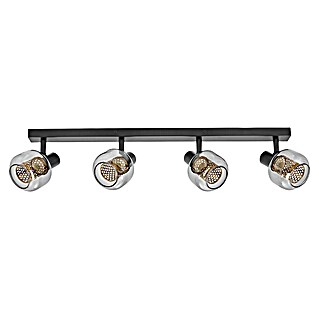 Ledvance Regleta LED Firefly (11,2 W, Negro, Blanco cálido, 4 ud.)